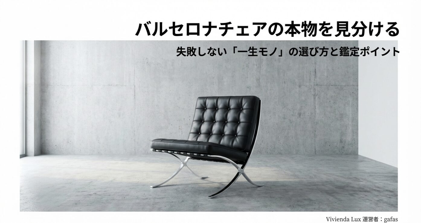 バルセロナチェアの本物の見分け方｜リプロダクトやジェネリックとの