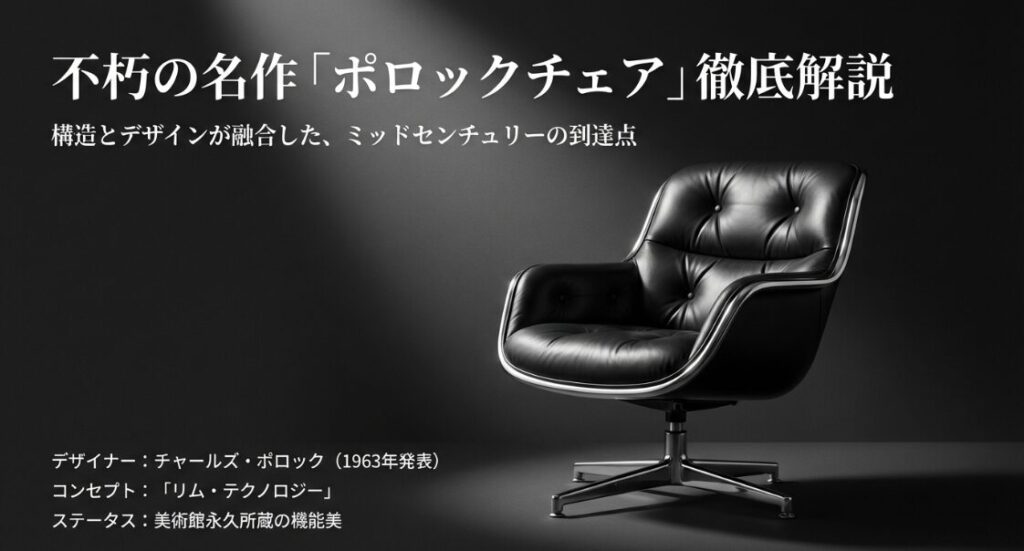 knoll（ノール）のポロックチェアをレビュー｜名作の座り心地とサイズ