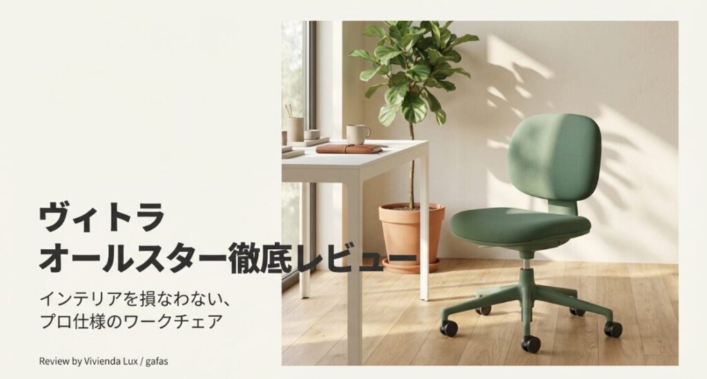 Vitraのワークチェア「オールスター」の徹底レビューのタイトル画像