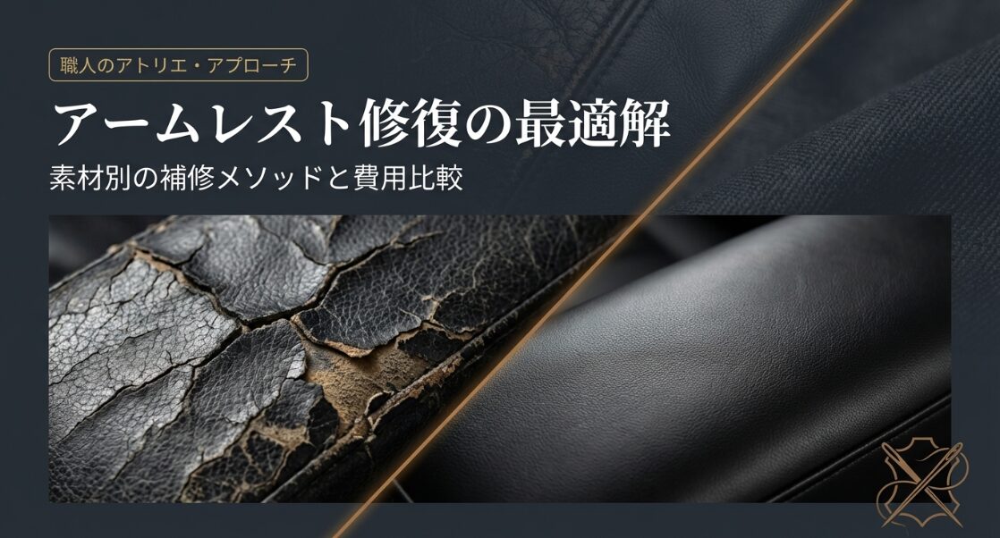 PUレザーの加水分解によるベタつきや本革のひび割れ、布素材の破れとほつれの症状解説図