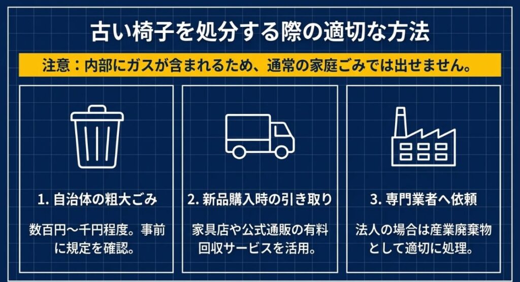 自治体の粗大ごみ、新品購入時の引き取り、専門業者への依頼方法のまとめ